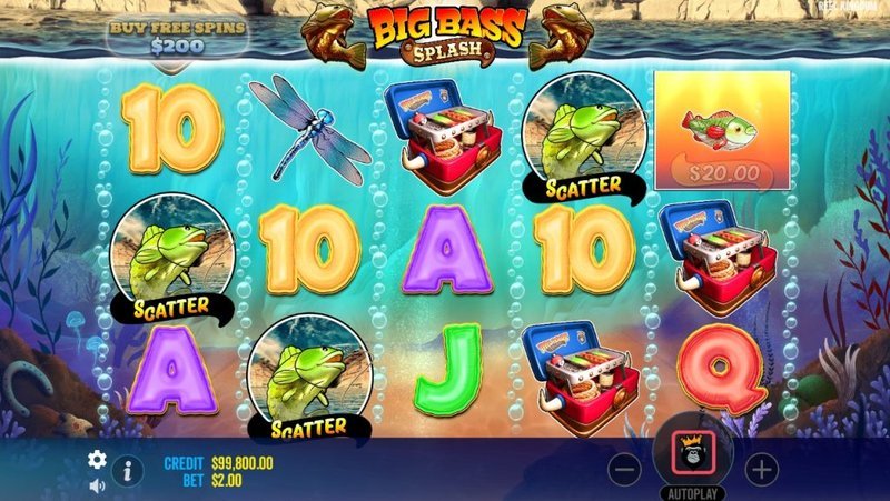Großes Abenteuer mit Big Bass Splash im Pragmatic Play Casino - overview